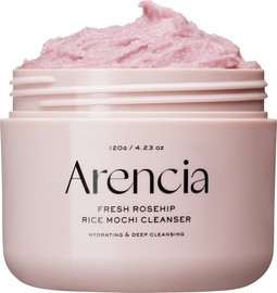 ARENCIA קרם אורז מוצ'י לניקוי הפנים בניחוח רוזהיפ