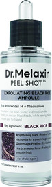 Dr. Melaxin PEEL SHOT פילינג עדין אמפולת אורז שחור