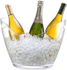 Winekeeper שמפניירה אקרילית שקופה 8 ליטר