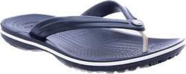 Crocs Crocs Crocband Flip - נעלי אצבע לגברים ולנשים קרוקס בצבע נייבי