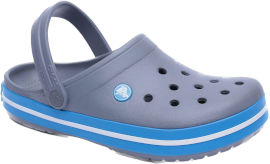Crocs Crocs Crocband - נעלי קרוקס קרוקבנד בצבע אפור כהה לגברים ולנשים