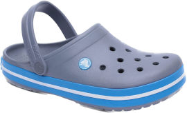 Crocs Crocs Crocband - נעלי קרוקס קרוקבנד בצבע אפור כהה לגברים ולנשים