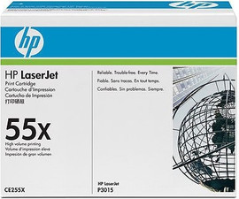 HP טונר שחור מקורי HP CE255X (12,500 דפים)