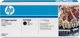 HP טונר שחור מקורי HP CE740ABK (7,000 דפים)