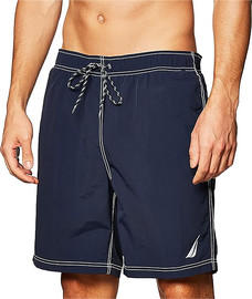 NAUTICA בגד ים  Nautica לגברים דגם 8" Signature