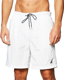 NAUTICA בגד ים Nautica לגברים דגם 8" Signature