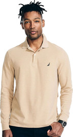 NAUTICA חולצת פולו שרוול ארוך לגבר דגם CLASSIC FIT