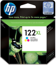 HP ראש דיו צבעוני מקורי HP 122XL CH564HE (330 דפים)