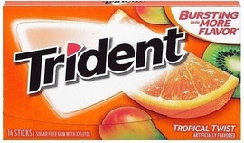 טרידנט Trident Tropical - טרידנט מסטיק טרופי
