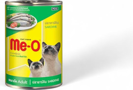 ME-O מיאו | שימור מזון לחתול סרדינים | 400 גר'