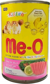 ME-O מיאו | שימור מזון לגורי חתולים טונה בג'לי | 400 גר'