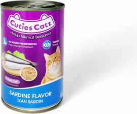 CUTIEZ שימורי CUTIEZ לחתולים | 400 גרם | סרדינים