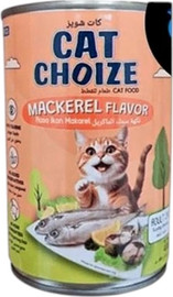 CATS CHOICE CAT CHOIZE - שימור מלא לחתול בטעם מקרל 400 גר' במרקם פטה