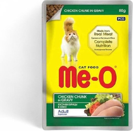ME-O מיאו פאוץ׳ | נתחי עוף ברוטב | 80 גרם