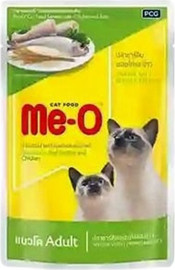ME-O מיאו פאוץ' ן סרדין, עוף ואורז ן 80 גרם