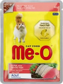 ME-O מיאו פאוץ' ן טונה ודג לבן ן 80 גר'