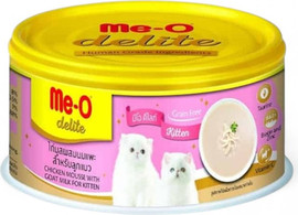 ME-O מיאו דלייט קיטן | מעדן מוס עוף עם חלב עיזים | 80 גרם