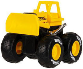 Tonka רכב מתכת עם גלגלי ענק - בולדוזר