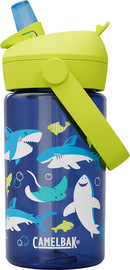 CAMELBAK בקבוק שתייה לילדים 400 מ"ל Camelbak קאמלבק Thrive Flip Straw - כרישים