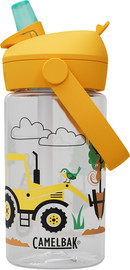 CAMELBAK בקבוק שתייה לילדים 400 מ"ל Camelbak קאמלבק Thrive Flip Straw - טרקטורים