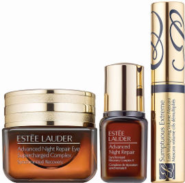 ESTEE LAUDER ADVANCED NIGHT REPAIR MATRIX סט ג'ל לעיניים + סרום תיקון + מסקרה
