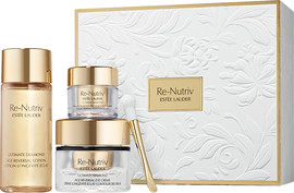 ESTEE LAUDER RE-NUTRIV ULTIMATE DIAMOND סט קרם עיניים + קרם לחות + תחליב