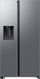 SAMSUNG מקרר SBS דלת מול דלת 635 ליטר נטו + קיוסק Samsung RS70F64KET מהדרין - גימור נירוסטה