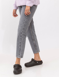 Crocs Crocs Classic Lined Clog - כפכפים פרוותיים קרוקס בצבע שחור