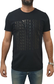 Kenneth cole טי שרט קצרה לגברים דגם MFS9BKQ11001