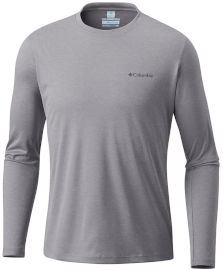 Columbia ZERO RULES LONG Grey S חולצה