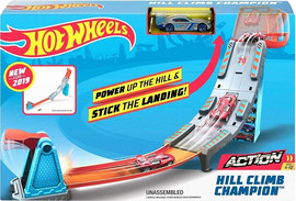 Mattel הוט ווילס אקשן רמפת טיפוס גבעה - Hot Wheels Action Hill Climb Champion