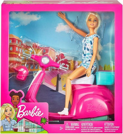 ברבי ברבי עם וספה ורודה Barbie