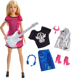 Barbie בובת ברבי רוק סטאר