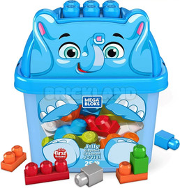 Mega Bloks מגה בלוקס דלי פיל 25 חלקים גדולים - Mega Bloks