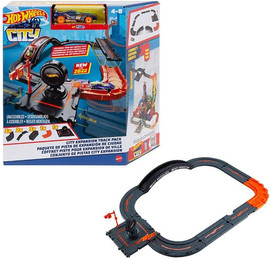 Hot Wheels הוט ווילס – מארז מסלולים להרכבה עם גשר (רכב אחד כלול)