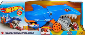 Mattel הוט ווילס כריש מוביל רכבים | Hot Wheels Shark Chomp Transporter