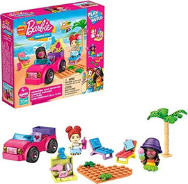 Mattel מגה בלוקס ברבי בחוף הים 70 חלקים - Mattel