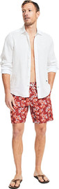 NAUTICA מכנסי שורט לגברים דגם  Sustainably Crafted 8" Printed