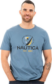 NAUTICA חולצת טישרט לגברים