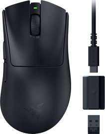 Razer עכבר גיימינג ארגונומי אלחוטי Razer DeathAdder V3 HyperSpeed - שחור