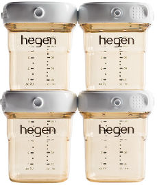 Hegen רביעיית מיכלי אחסון חלב אם ™PCTO