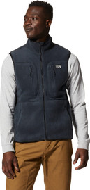 Mountain Hardwear ווסט פליס לגברים Hicamp Fleece Vest dark storm