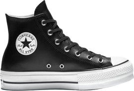 CONVERSE נעלי אולסטאר פלטפורמה עור גבוהות נשים