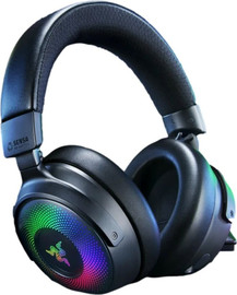 Razer אוזניות גיימינג אלחוטיות עם יחידת שליטה Razer Kraken V4 Pro בצבע שחור