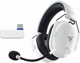 Razer אוזניות גיימינג אלחוטיות Razer BlackShark V2 Pro for PlayStation בצבע לבן