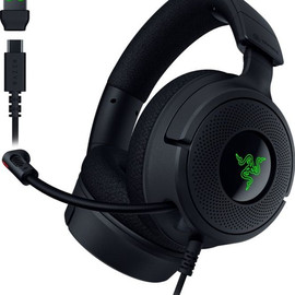 Razer אוזניות גיימינג חוטיות Razer Kraken V3 X Black