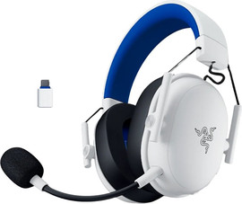 Razer אוזניות גיימינג אלחוטיות Razer BlackShark V3 X HyperSpeed - מתאימות ל-PlayStation - צבע לבן