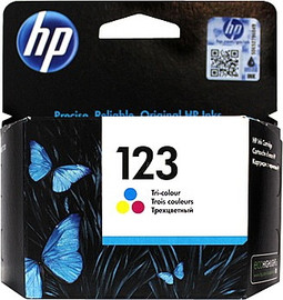 HP ראש דיו צבעוני מקורי HP אייץ' פי F6V16AE 123