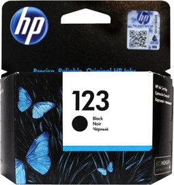 HP ראש דיו שחור מקורי HP אייץ' פי F6V17AE 123
