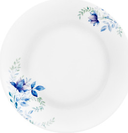 Corelle צלחת מנה ראשונה 21.5 ס"מ, Blue Floral קורנינג, תוצרת ארה"ב